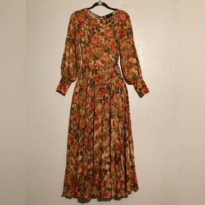 Vici Floral Backless Maxi Dress